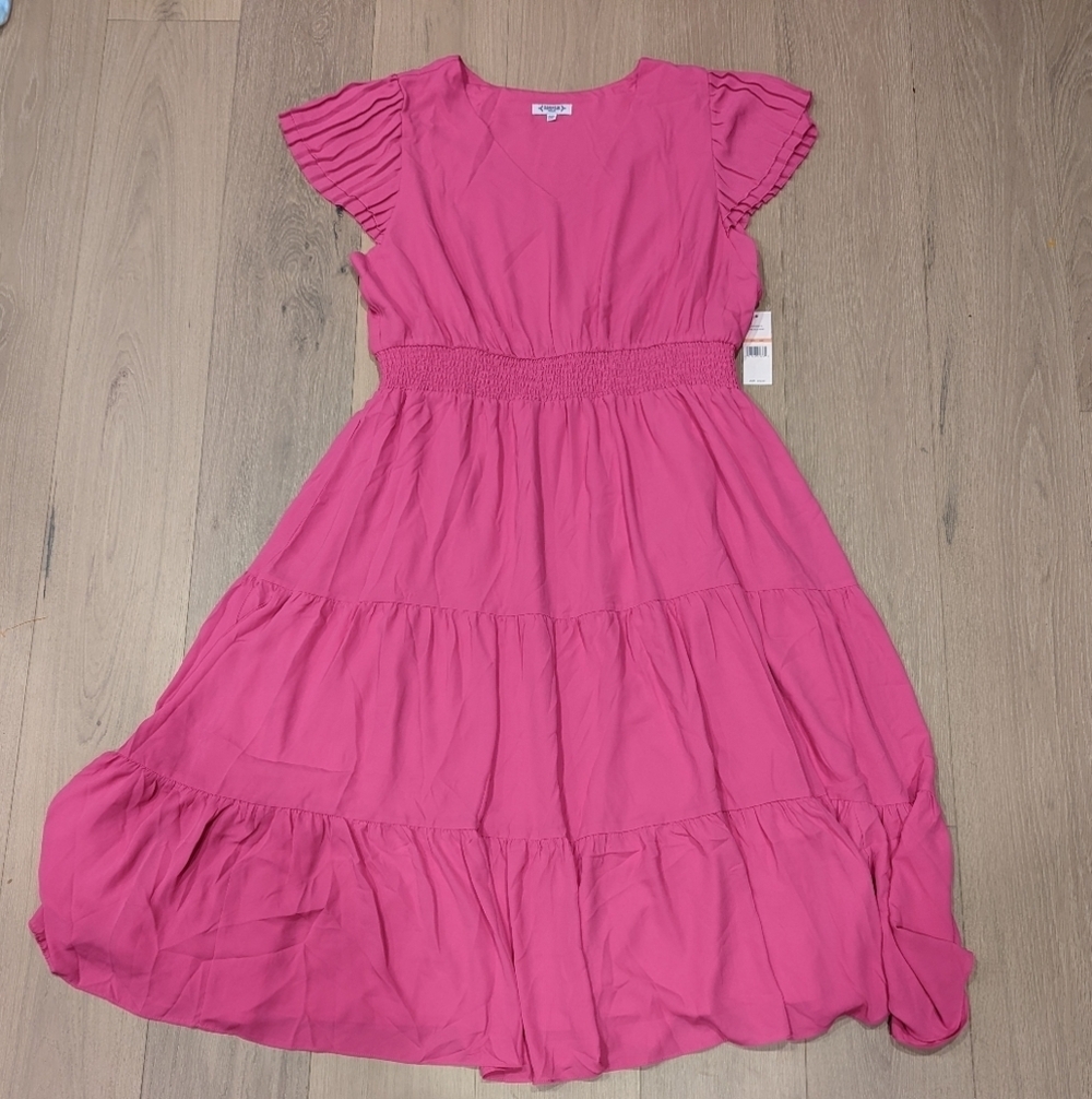 Pink Midi Dress